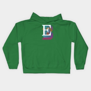 Letter E Kids Hoodie